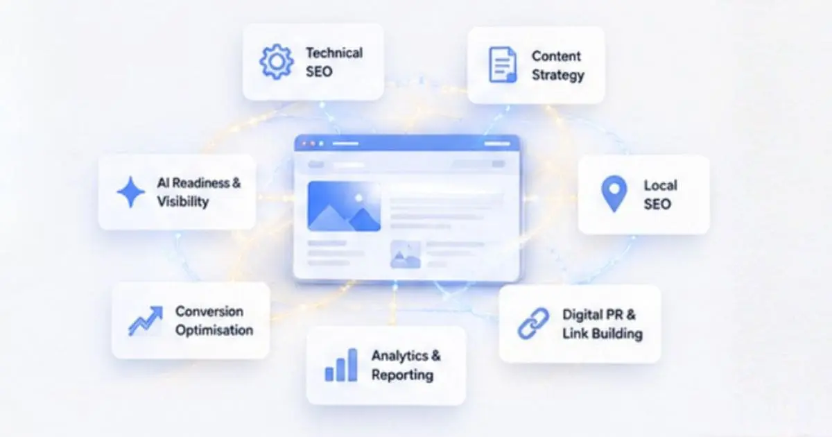 Example of a business appearing in a ChatGPT AI answer after AI visibility optimisation.