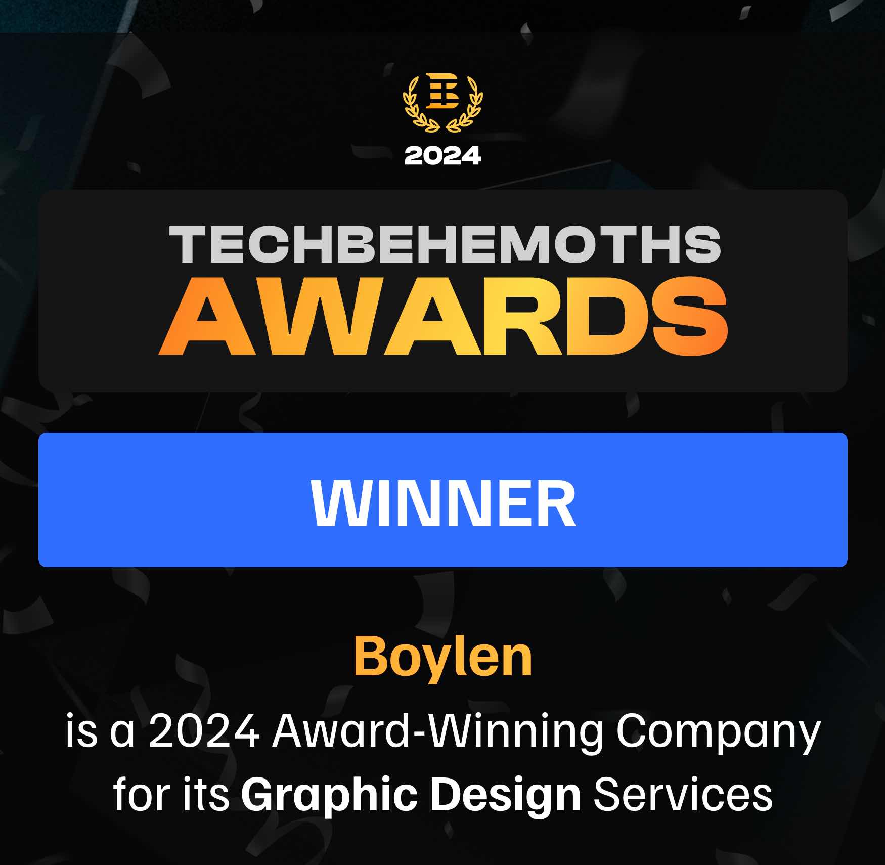 Graphic Designers Adelaide is Techbehemoths Award 2024 Winner For Graphic Design